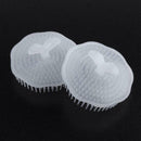 2pcs White Washing Hair Cleaner Brushes Shampoo Scalp Massage Comb