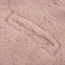 Women's Faux Rabbit Fur Scarf Autumn Winter Scarves Pink