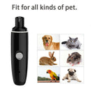 Dog Nail Grinder Pet Cat Nail Grinder Electric Trimmer Toe Claw Paw USB Clippers