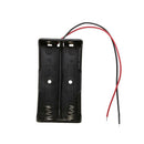 5pcs 2 Slots Plastic 18650 Batteries Storage Box Organizer w/Wire Lead Pin