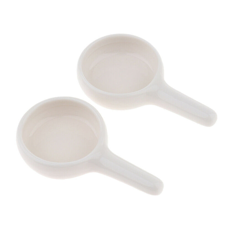 Set of 2 Ceramic Scented Tealight Candle Holder for Essential Oil Diffuser Oil .