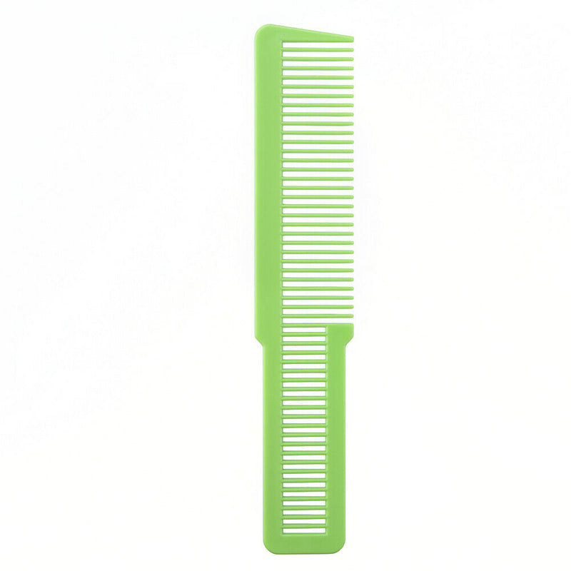Hairdressing Carbon Anti-static Comb Wide Tooth Hair Clipper Comb (Green) A