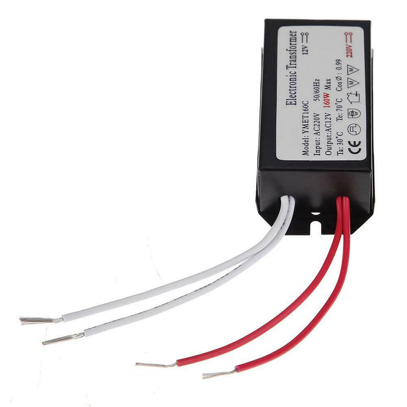 220V to 12V Crystal Quartz Halogen Lamp Electronic Transformer Power Supply A