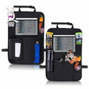 1X(Backseat Car Organizer Storage Bag Holder For Ipad Tablet Bottle Drink T