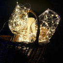 2M 20 LED Copper Wire String Fairy Light Battery Powered Warm For Xmas DIY SS325