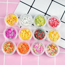 Kids/Adults Funny Relaxed 12pcs/set Fruit Crystal Mud Slime Floam Clay Toys
