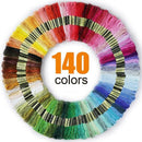 Premium Rainbow Color Embroidery Floss Cross Stitch Threads Friendship Brac