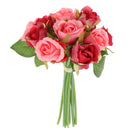 10'' Artificial Rose Flower Blossom Garland Floral Decor Centerpiece Red 1