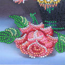 5D DIY Special-shaped Diamond Painting Rose Vase Cross Stitch Arts (DZ188)
