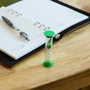 Sand Timer Set (5 Min) Large 10pcs Pack -Set of Five Minutes Hour Glasses f W1X5