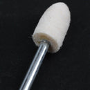 12 Pcs Polishing Buffing Tool 8.5mm Conical Mounted Felt Bobs 3mm Shank