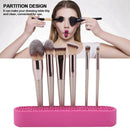 Silicone Makeup Brush Holder,Makeup Brush Display Stand Soft Silicone Nail  Z3D4