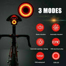 Bicycle Smart Brake Sensing LED Tail Light Safety Bike Rechargeable Rear Lamp
