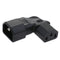 High Performance Male 90 Degree IEC 320 C14 To Female C13, Additional Cable