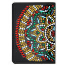 Mandala DIY Special Shaped Diamond Painting PU Leather Passport Protection Cover