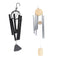 2PCS Deep Tone Resonant Wind Chimes Bell Garden Decor Gifts Wind Chimes Blowing,