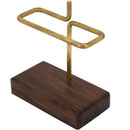 New Copper Coffee Filter Shelf V60 Coffee Filter Stand Wooden Base Best Sel