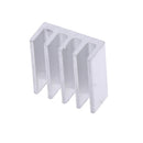 10pcs 11*11*5mm Aluminum radiator heatsink electronic chip cooling block FU