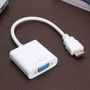 Male to Female Adapter HDMI to VGA Converter Digital Analog Audio Adapter Cable