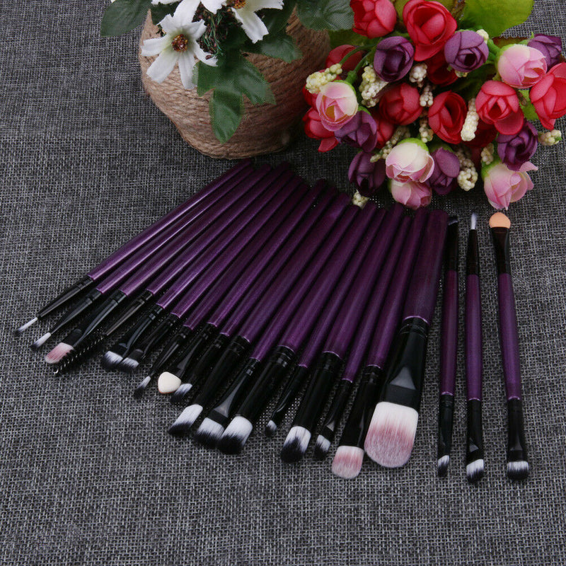 20PC Makeup Brushes Set Foundation Face Powder Eyeshadow Eyeliner Lip Brush Tool