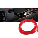 5M Red/Blue FLEXIBLE TRIM CAR INTERIOR EXTERIOR MOULDING STRIP DECORATIVE LINE