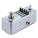 Rowin Lef-317B Bass Eq Equalizer Guitar Effect Pedal 5-Band Pedal Aluminum