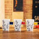 Ceramic Music Printing Drum Shaped Coffee Note Cups Mug Water Musical Mugs JTB5
