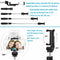 Portable Lightweight Selfie Stick, Bluetooth Selfie Stick Tripod with Remov E2M9
