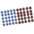 50x AC Charging Port Service Caps R134a 16mm & 13mm High Low A/C Caps