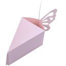 20PCS Butterfly e-Gift Box Candy Boxes Wedding Sweet Party Decor(pink)