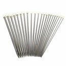 22Pcs 11Sizes Stainless Steel Single Pointed Crochet Knitting Needles 2-8mm