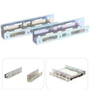 1Set 5.25 Inch to 3.5 + 3.5 Inch to 2.5 Hard Disk Drive Mounting Bracket Doc OZ