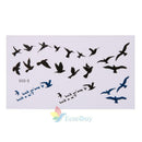 10 Sheets Flying Birds Temporary Tattoo Stickers Waterproof Body Art Decor A
