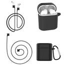 Charging Case Silicon Skin+ Rope kit, Earphones Accessories Protective Silicone