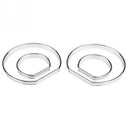 4Pcs Car Front Dashboard Speedometer Gauge Decoration Frame Dial Rings Trim G6Y8