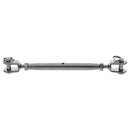 304 Stainless Steel Rigging Screw Closed Body Jaw Jaw Turnbuckle 7/32" Thre