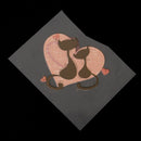 cat patches for clothing romantic heart easy print on A-level washable stickerME