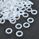 Practical 120Pcs Rubber O-Ring Switch Dampeners White For Cherry MX Keyboard