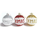 The new 3pcs Christmas ball Christmas scene with Christmas tree decoration