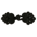 20 Sets Black Chinese Knots Frog Buttons Closures for Clothes Coats Sewing