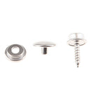 Boat Canvas Snaps, 1/8 inch Socket, Stainless Steel Snap Button Stud, 5/8 inch