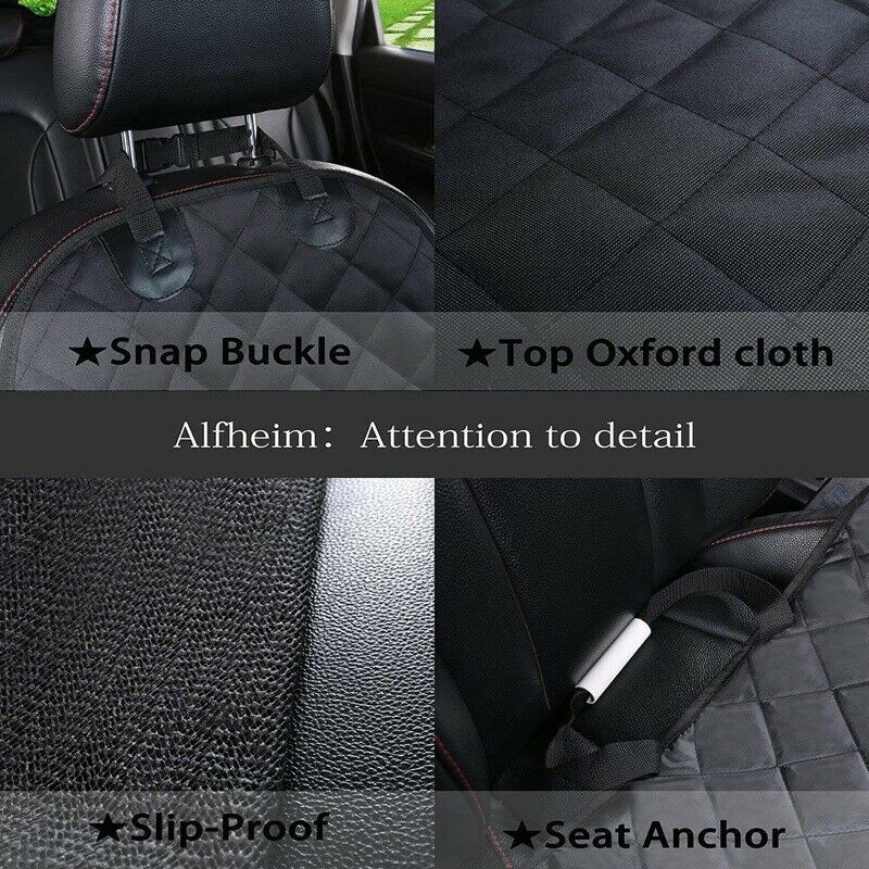 Pet Front Seat Cover for Cars, Dog Car Seat Cover, Nonslip Rubber Backing w