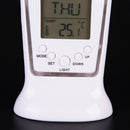 LED Digital Table Alarm Clock with Backlight Electronic Calendar Thermometer3C