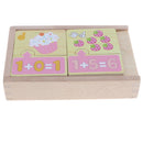 Wooden Toys, Kids Preschool Arithmetic Cards with Box for Kids Babies Early