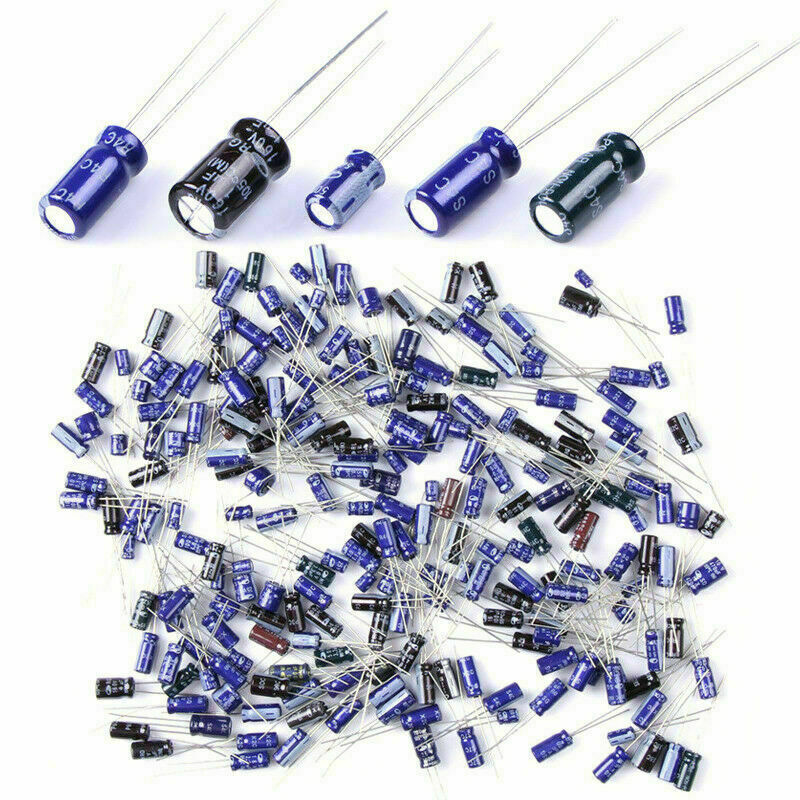 120x 12 Types 0.1UF-220UF High Frequency LOW ESR Radial Capac A1Y5 Electrol J9J9