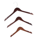 5 Pieces Wooden Hangers Coat Suit Garment Clothes Wardrobe Wood Hangers Kids