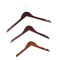5 Pieces Wooden Hangers Coat Suit Garment Clothes Wardrobe Wood Hangers Kids