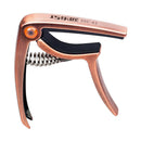 Zinc Alloy Guitar Capo Tuner Trigger Quick Change Key Clamp Bronze