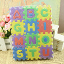 Baby Floor Foam Numbers  36pcs Play DIY Soft Alphabet  Mat