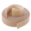 2Pcs 10 Meters Long DIY Crafts Leather Strap for Belt 15mm Wide Beige Brown